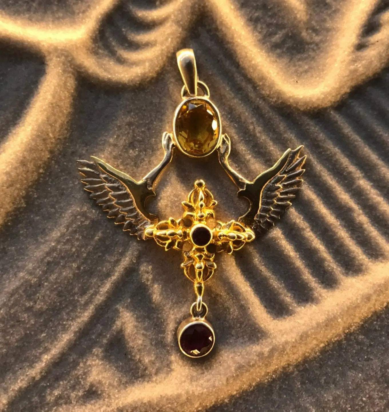 Nectar of Abundance Pendant Liquid Fire Mantra