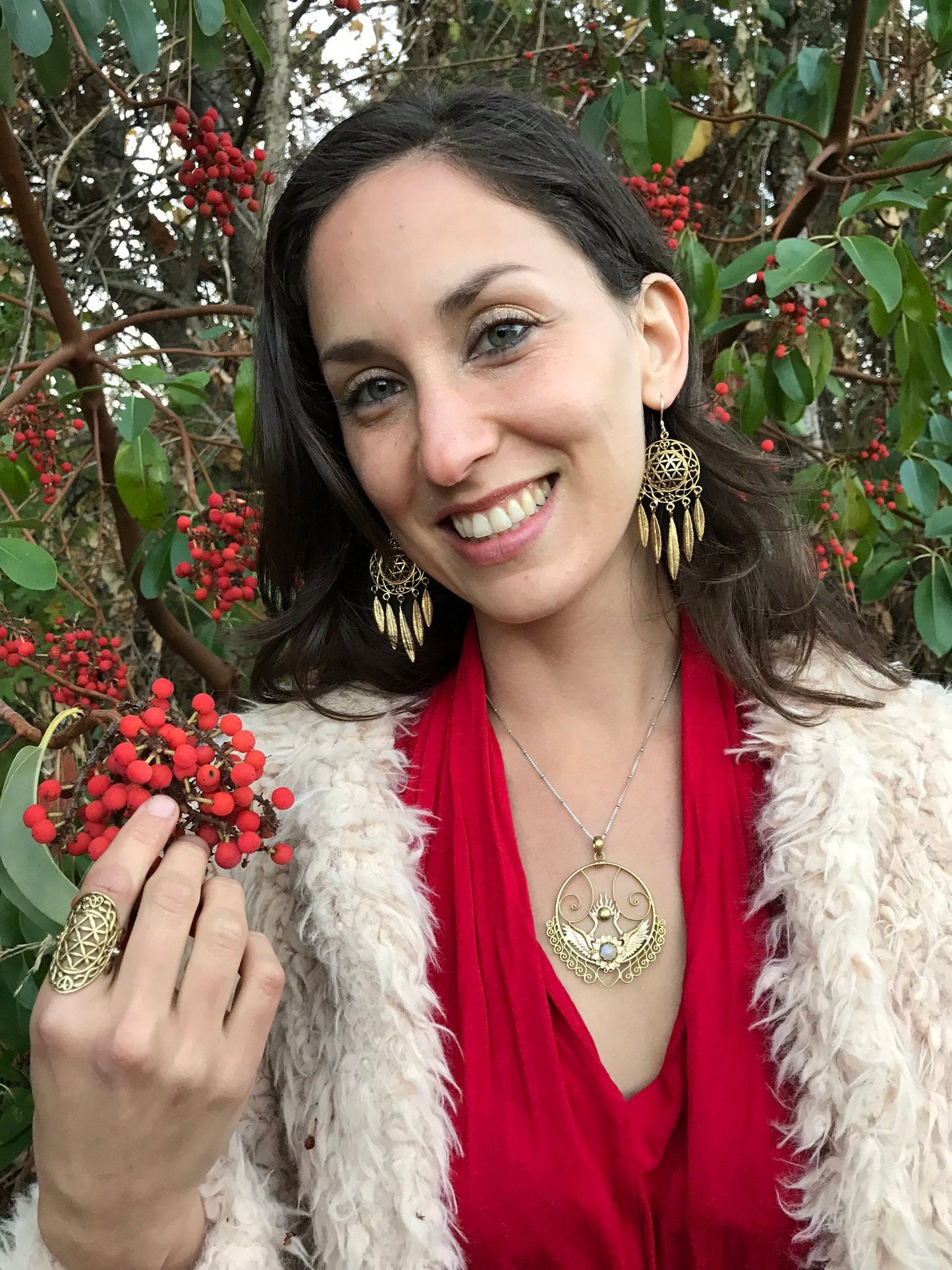 dreamcatcher earrings
