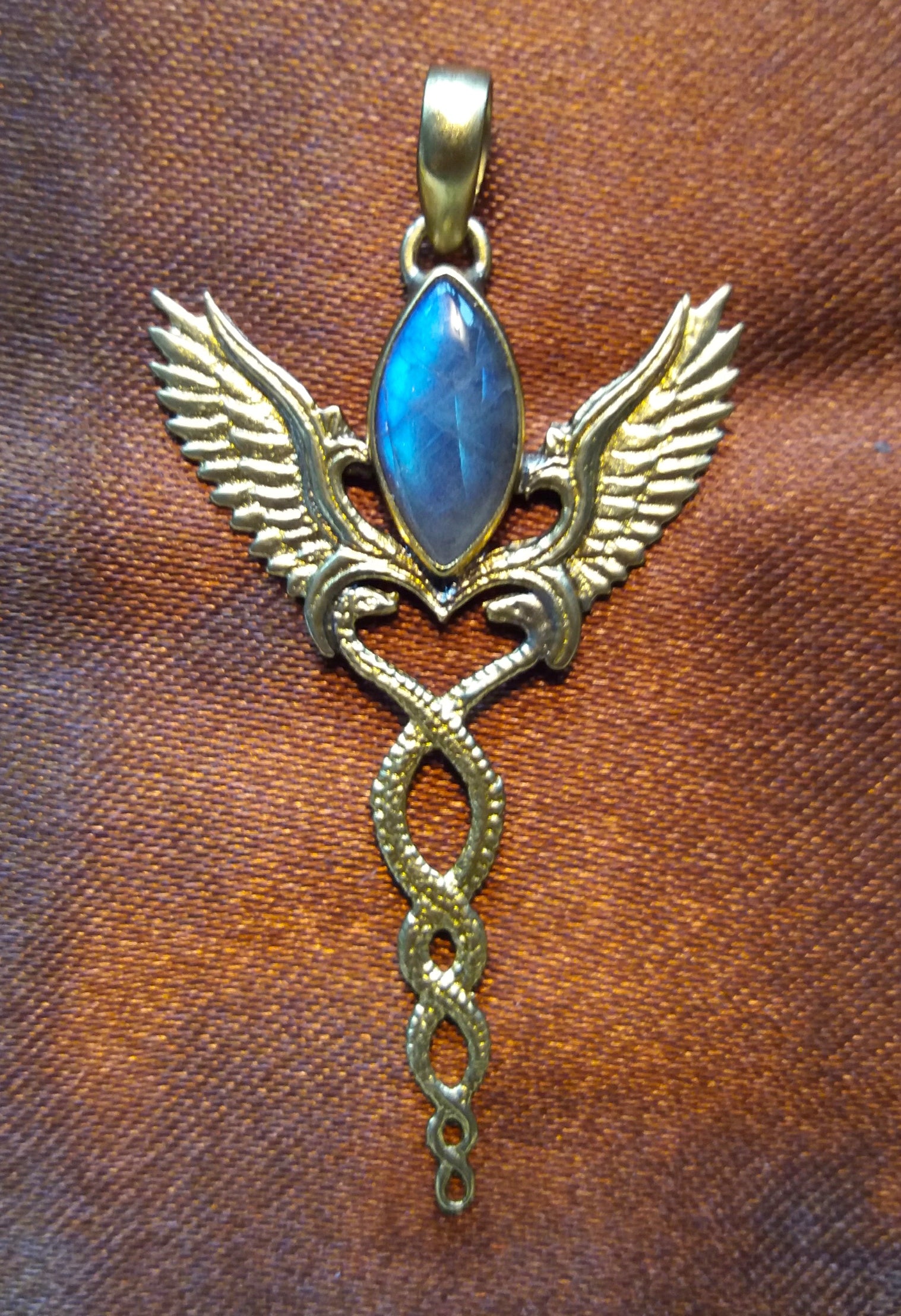 caduceus pendant