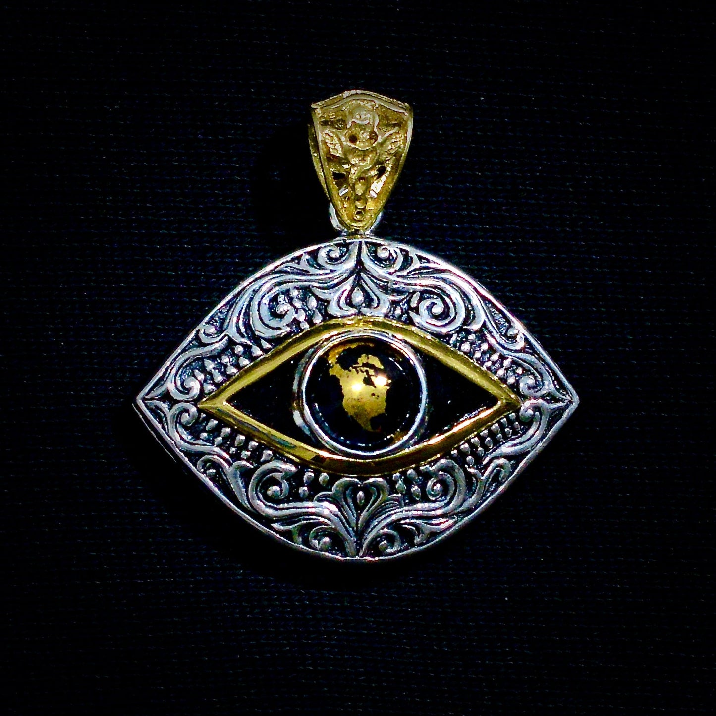 NEW Gaia Eye Pendant 2025 Liquid Fire Mantra