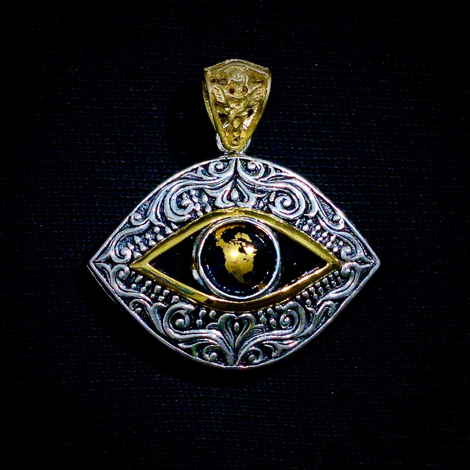 NEW Gaia Eye Pendant 2025 Liquid Fire Mantra