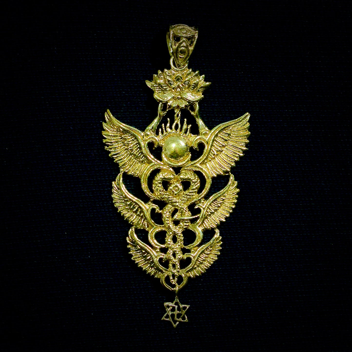 NEW Caduceus Pendant 2025 Liquid Fire Mantra