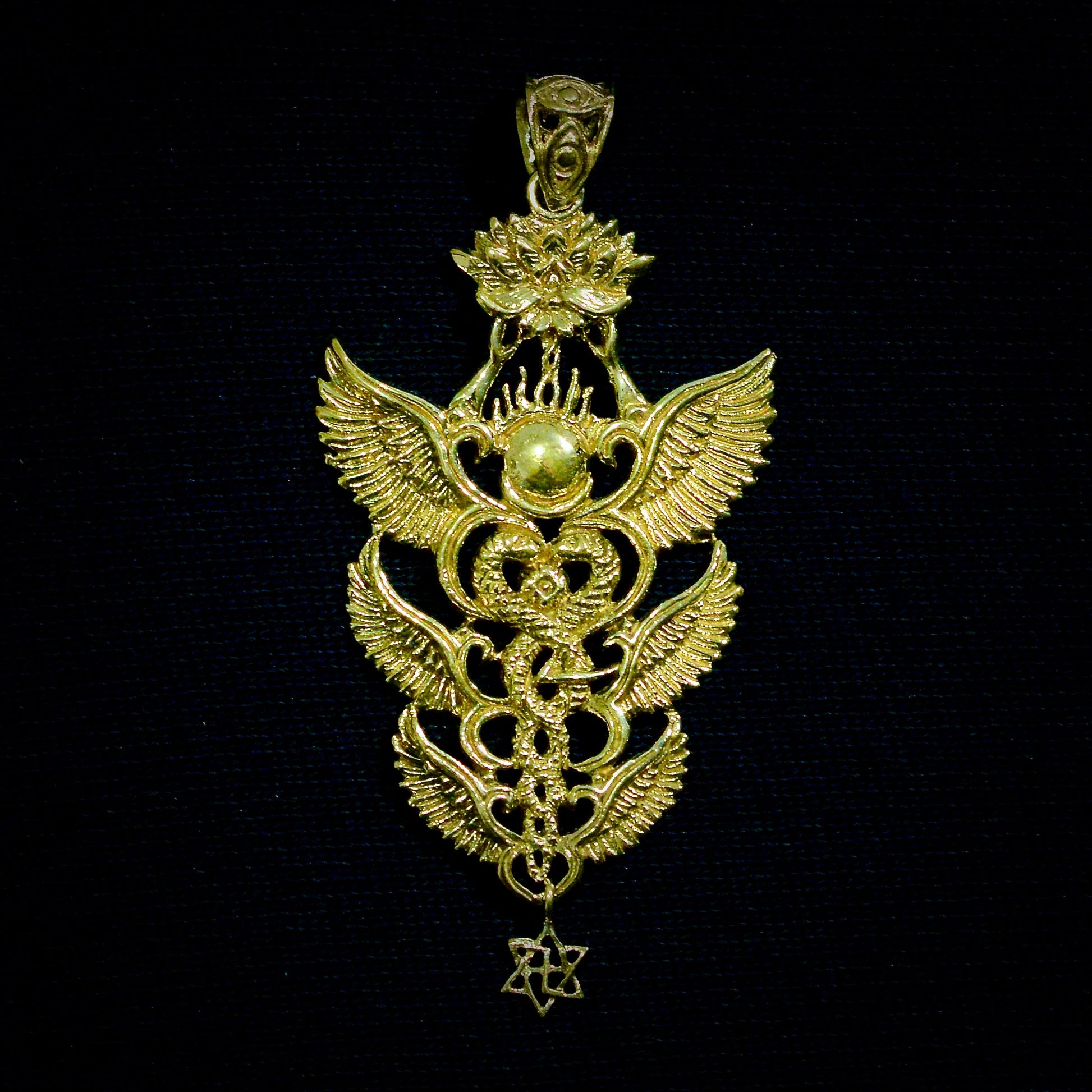 NEW Caduceus Pendant 2025 Liquid Fire Mantra