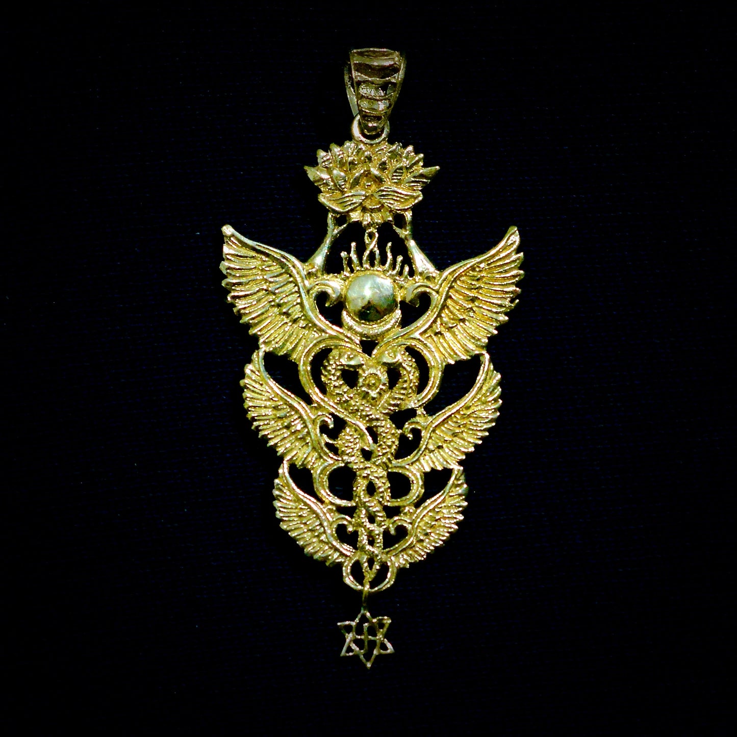 NEW Caduceus Pendant 2025 Liquid Fire Mantra