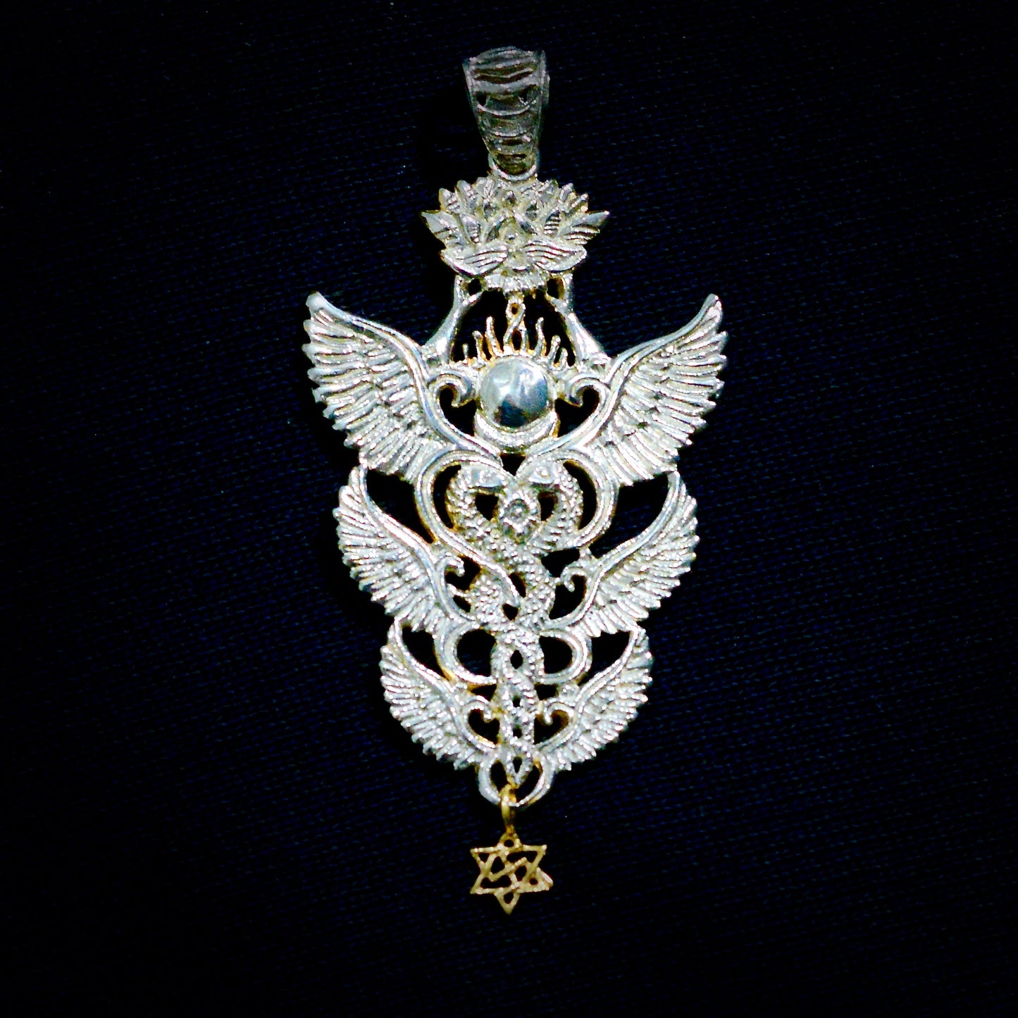 NEW Caduceus Pendant 2025 Liquid Fire Mantra