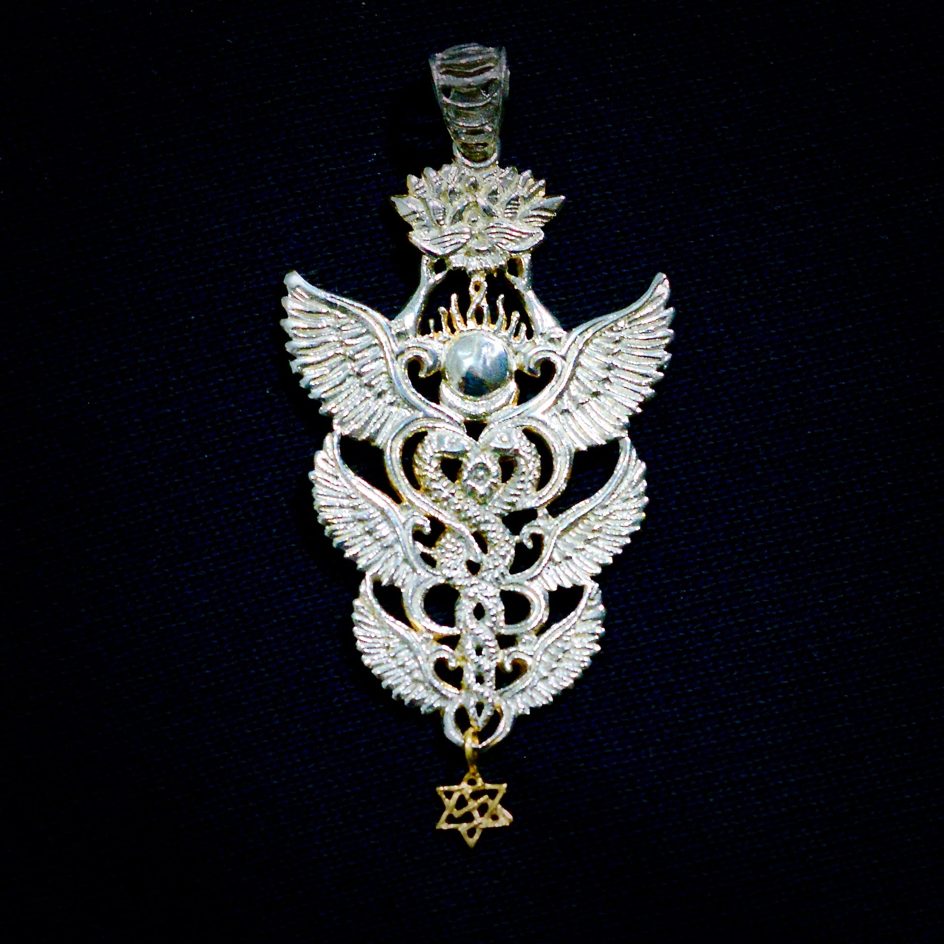 NEW Caduceus Pendant 2025 Liquid Fire Mantra