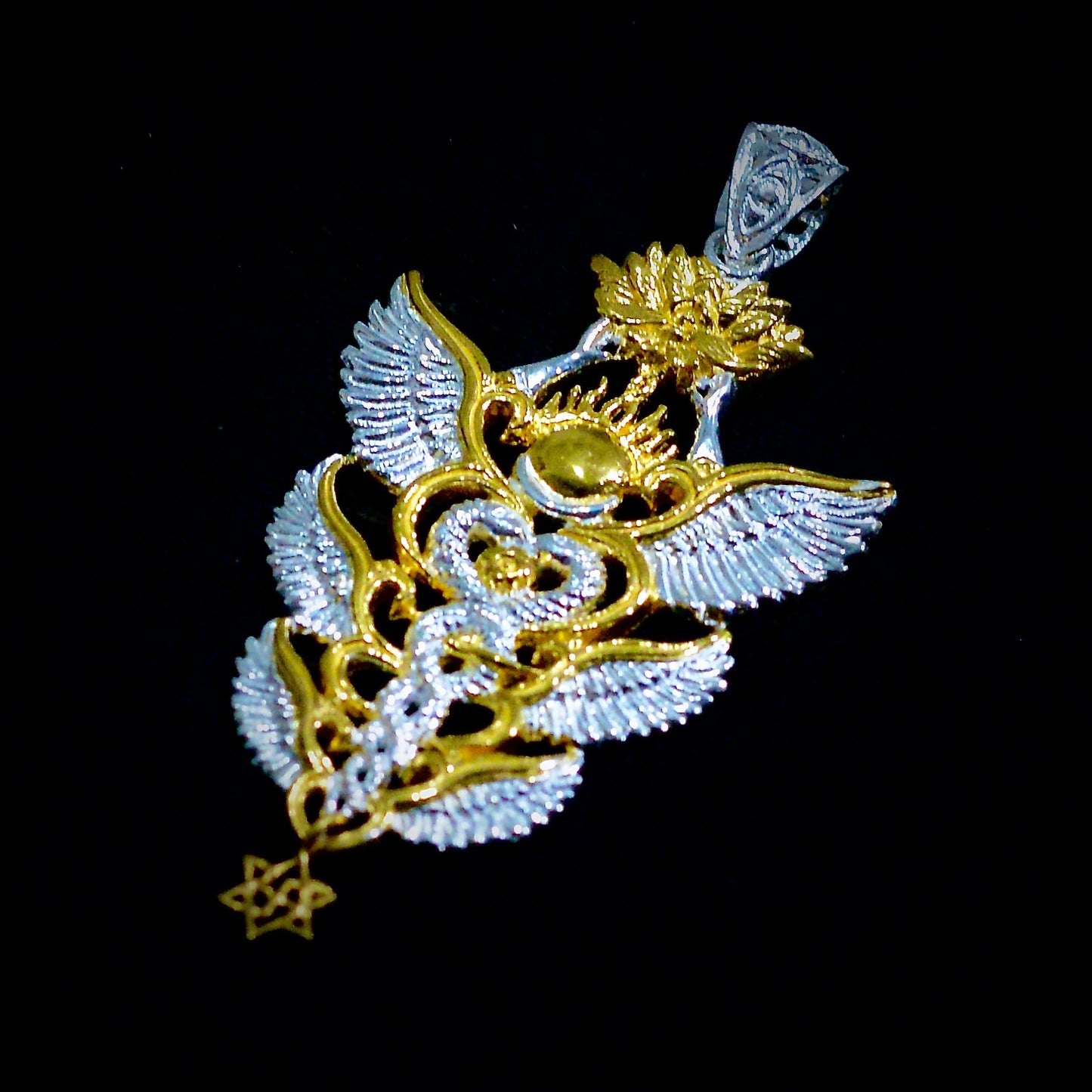 NEW Caduceus Pendant 2025 Liquid Fire Mantra