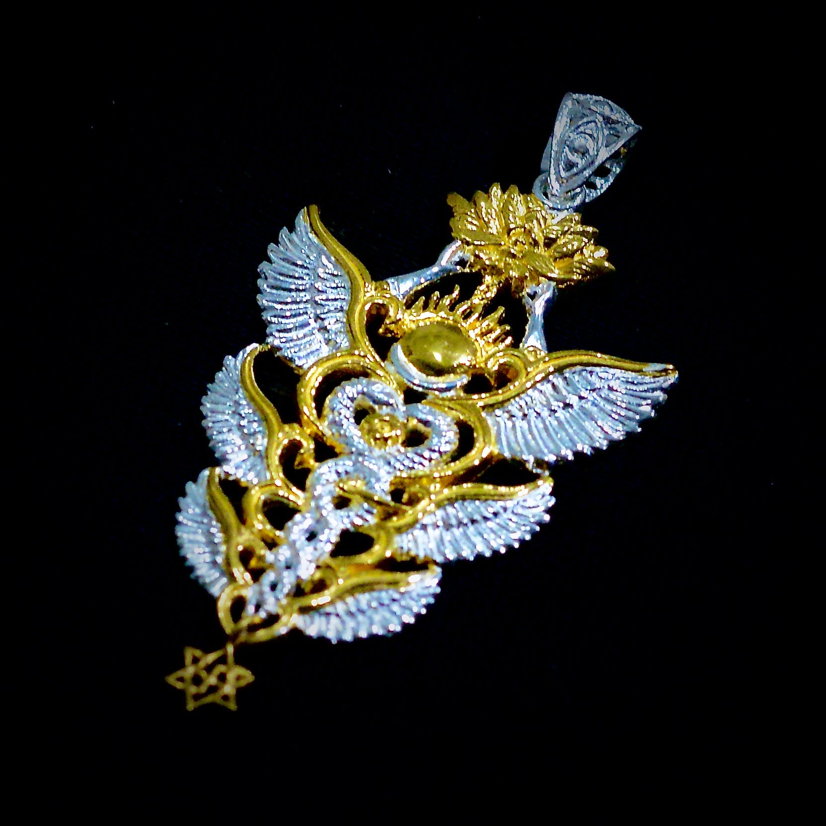 NEW Caduceus Pendant 2025 Liquid Fire Mantra