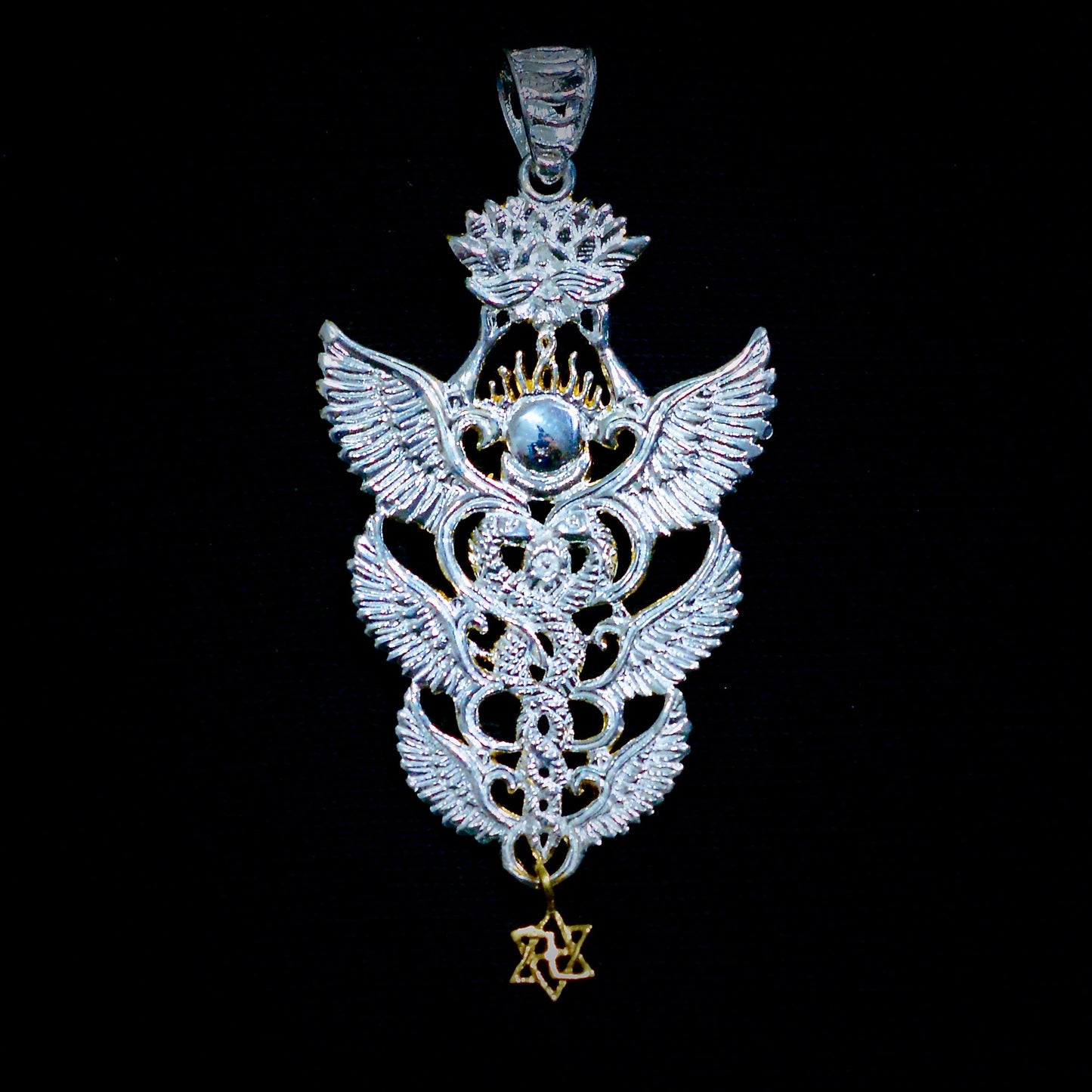 NEW Caduceus Pendant 2025 Liquid Fire Mantra