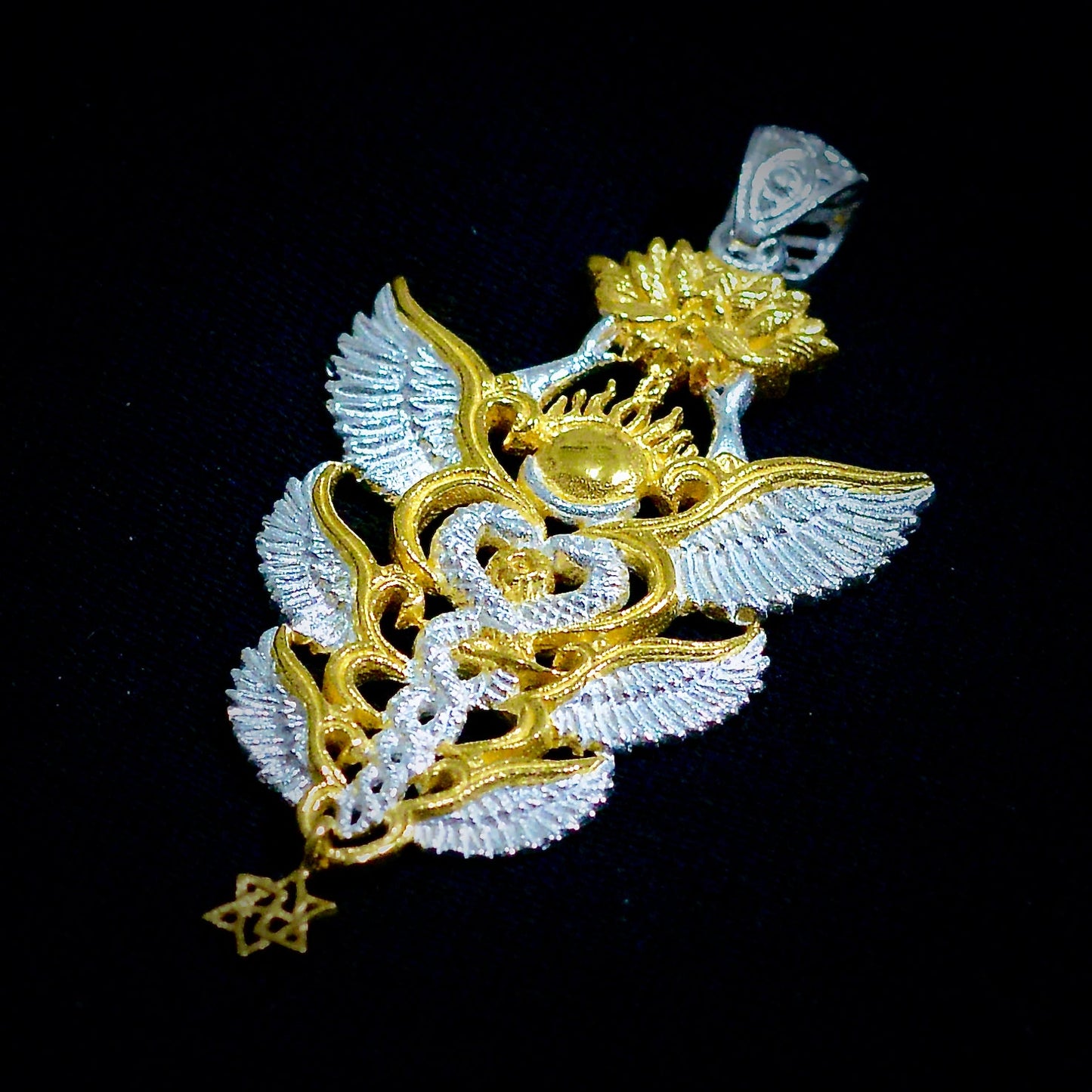 NEW Caduceus Pendant 2025 Liquid Fire Mantra