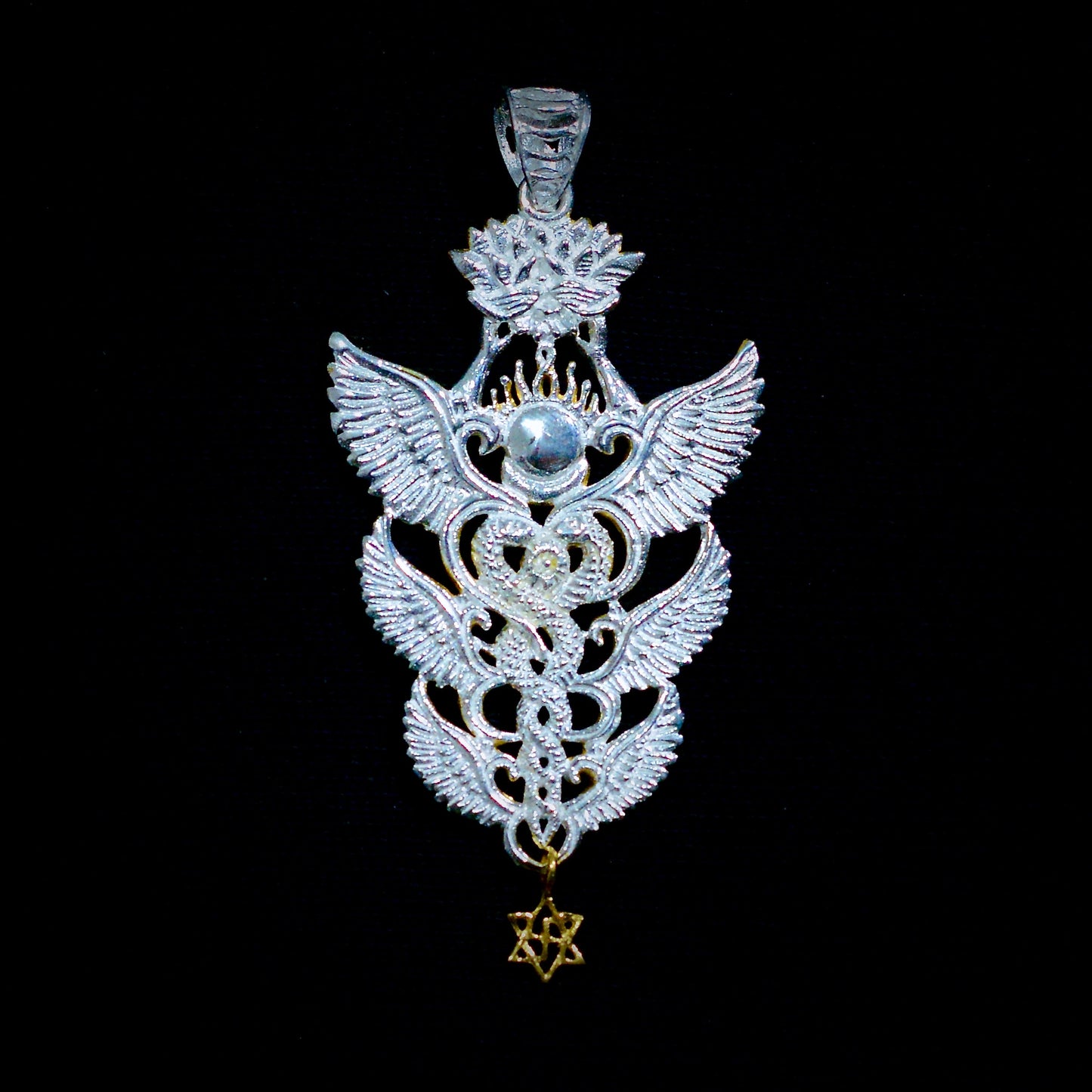 NEW Caduceus Pendant 2025 Liquid Fire Mantra