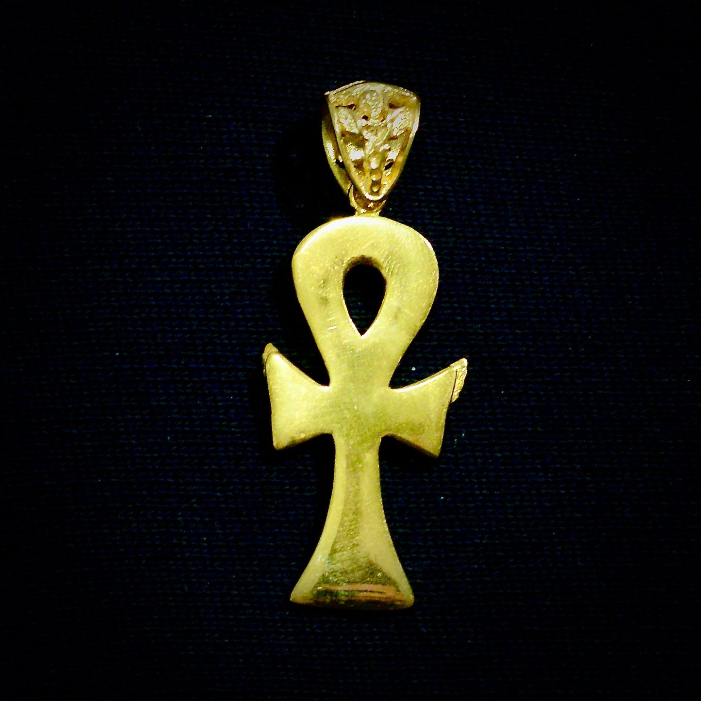 Ankh Caduceus Talisman Small Liquid Fire Mantra
