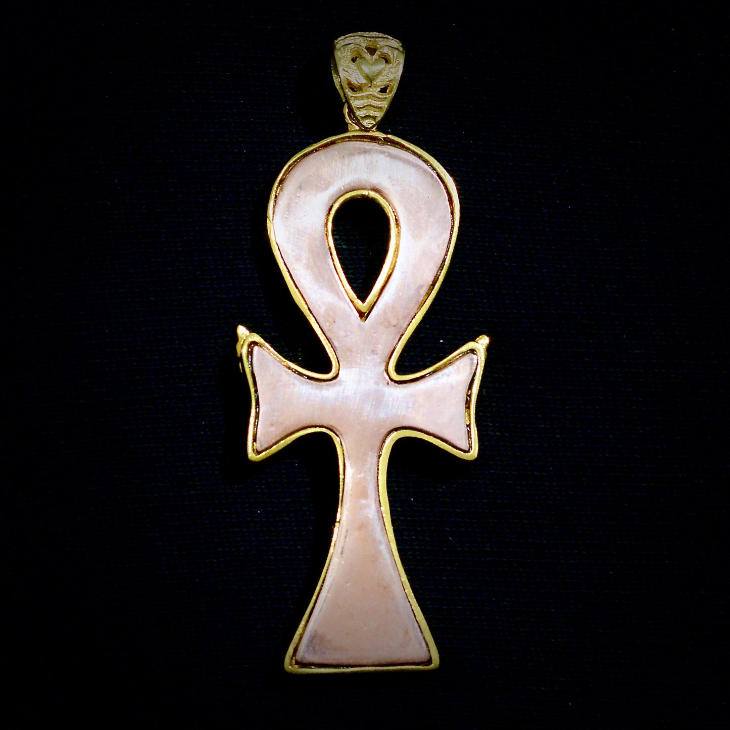 Ankh Caduceus Talisman Liquid Fire Mantra