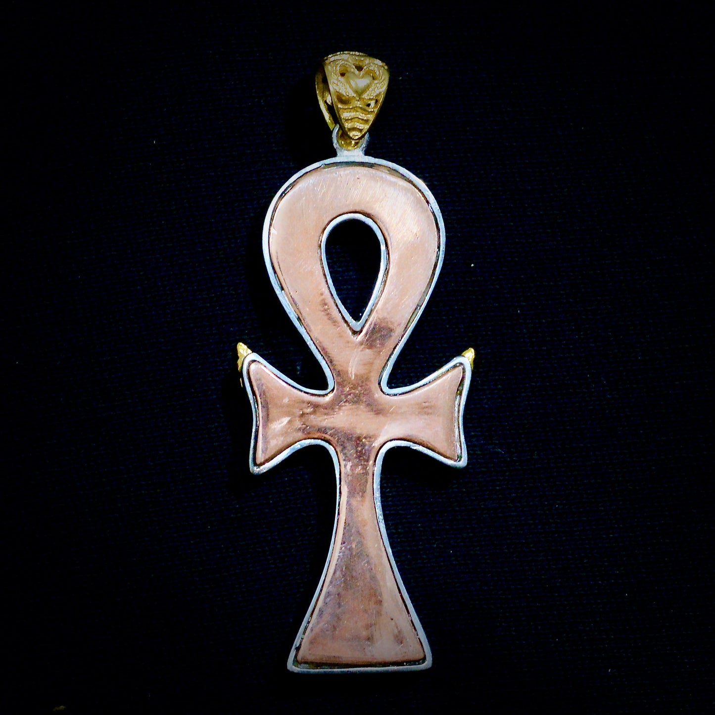Ankh Caduceus Talisman Liquid Fire Mantra