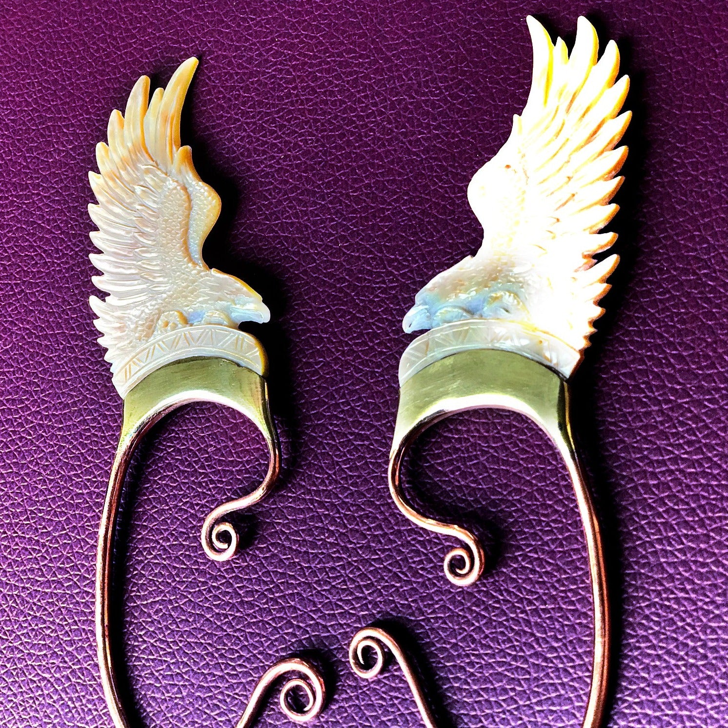 eagle wing ear cuffs