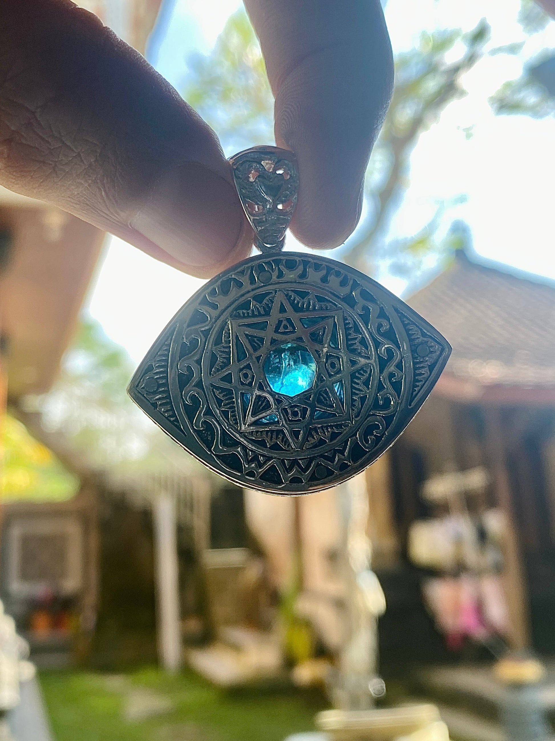 NEW Gaia Eye Pendant 2025 Liquid Fire Mantra