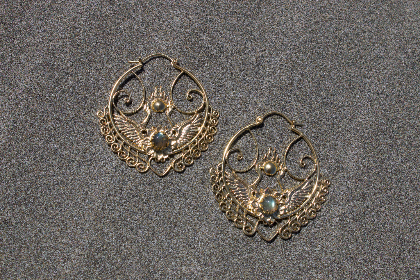 Shakti Bhakti Earrings - 24K Gold Plated