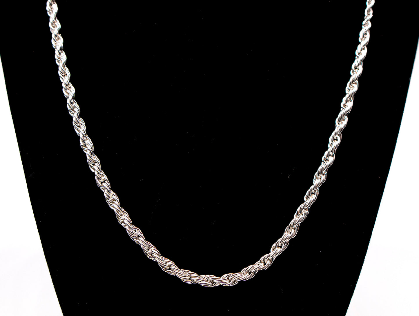 Adjustable Hand-Braided Chain with Cobra Clasp - Sterling Silver