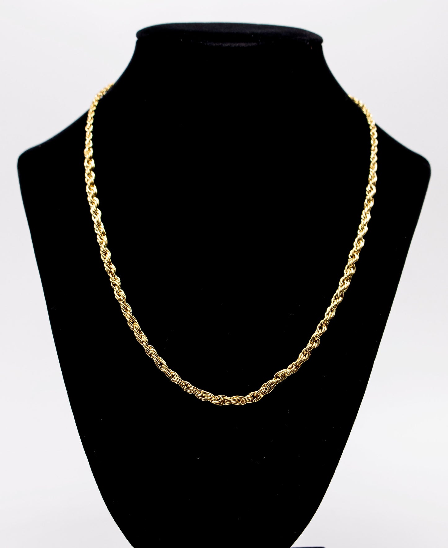 Adjustable Hand-Braided Chain with Cobra Clasp - Brass