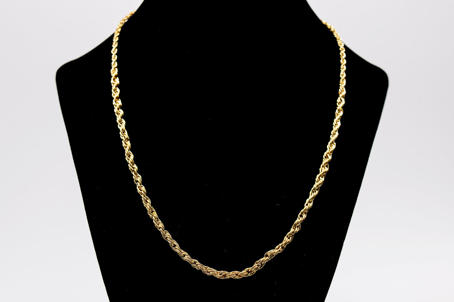 Adjustable Hand-Braided Chain with Cobra Clasp - Brass