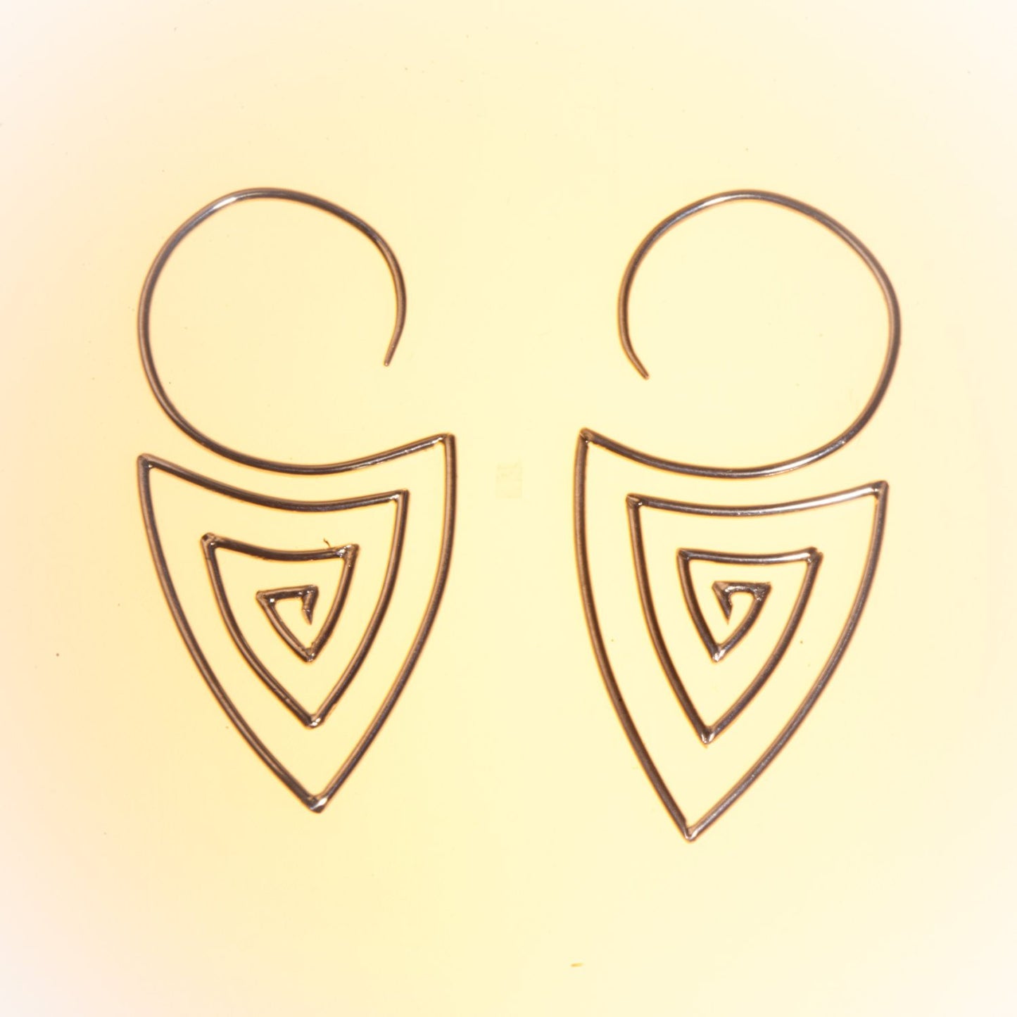 Spiral Drop Earrings - 24K Gold Vermeil