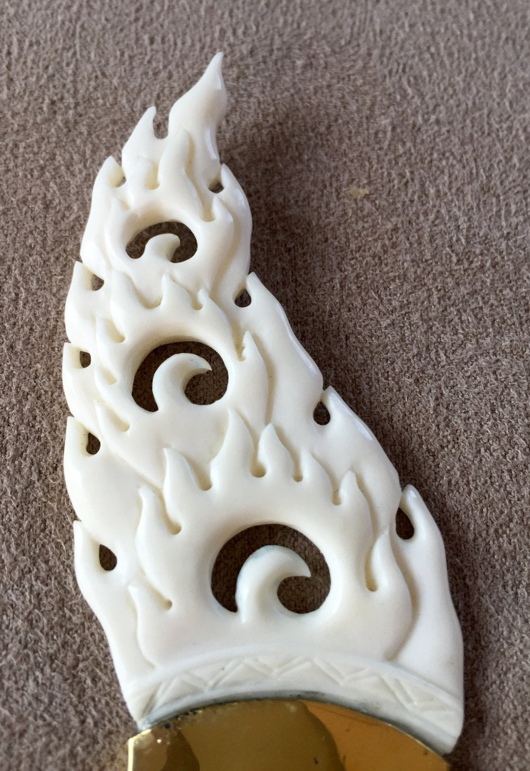 Fire Ear Cuffs Bone