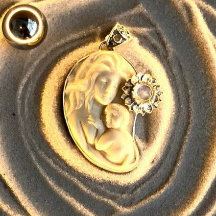 Silver Divine Mother Pendant 