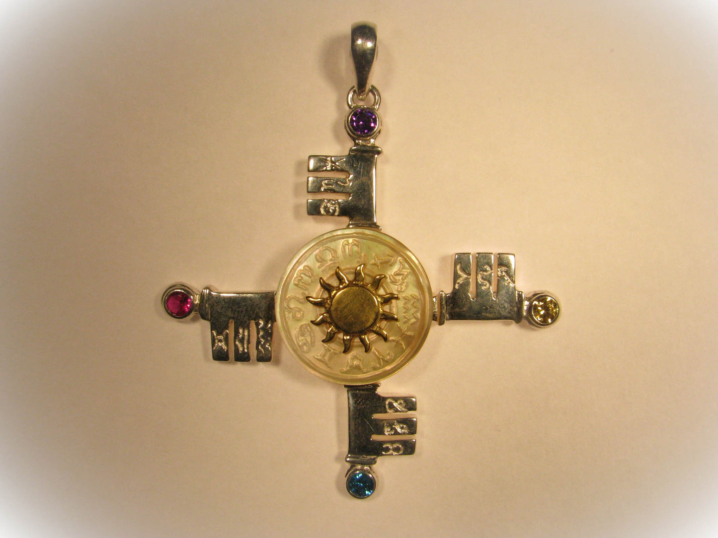Zodiac Key Pendant