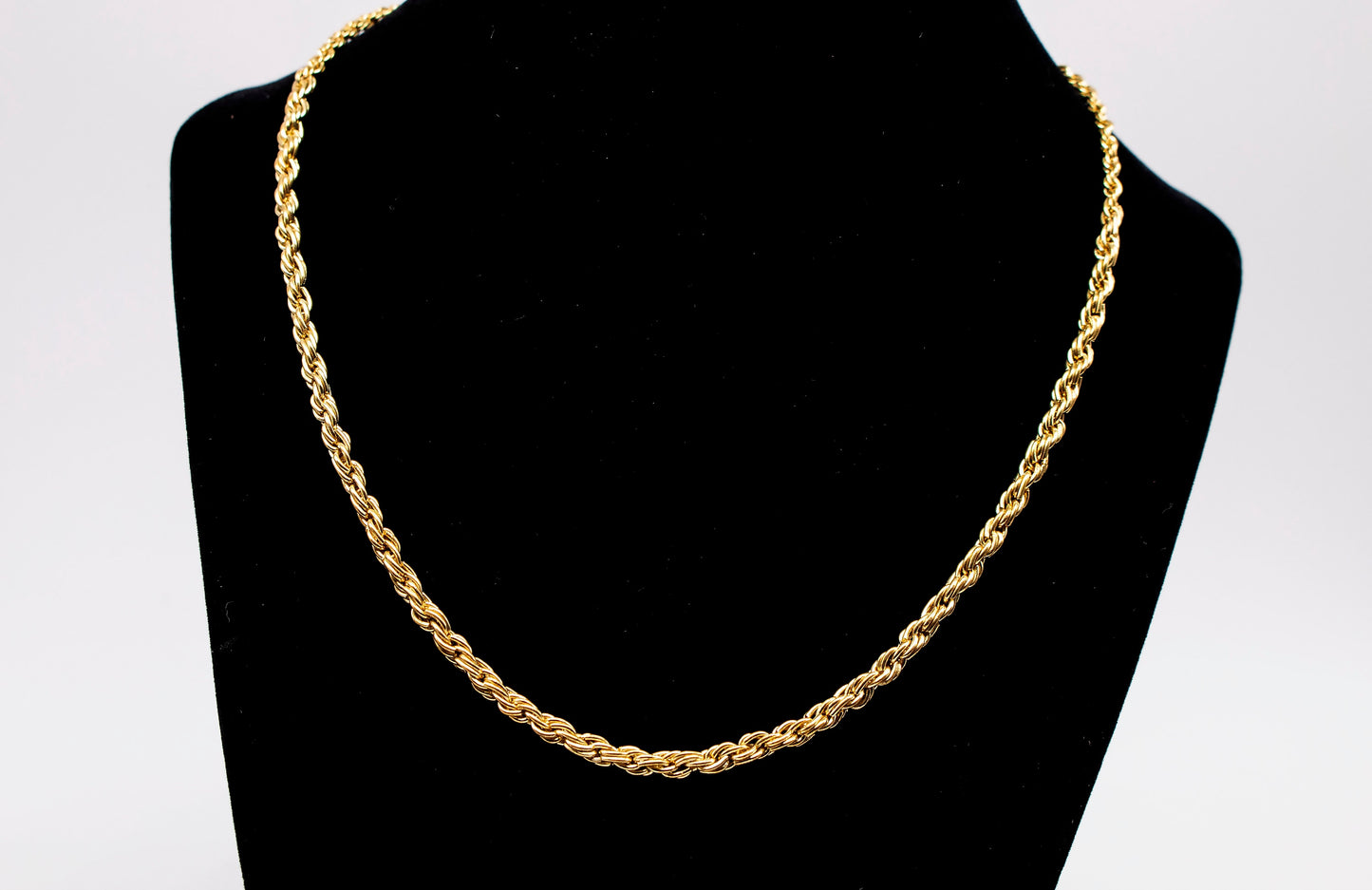 Adjustable Hand-Braided Chain with Cobra Clasp - Brass